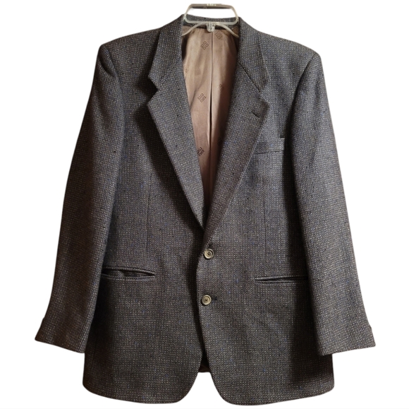 Givenchy Other - Givenchy blazer wool tweed mens 40R vintage fully lined preppy debonair jacket